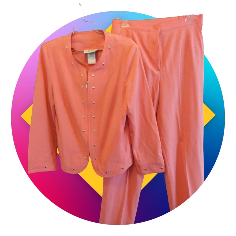 Pink Jacket and Pants suit